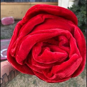 Plush red roses stuffed roses